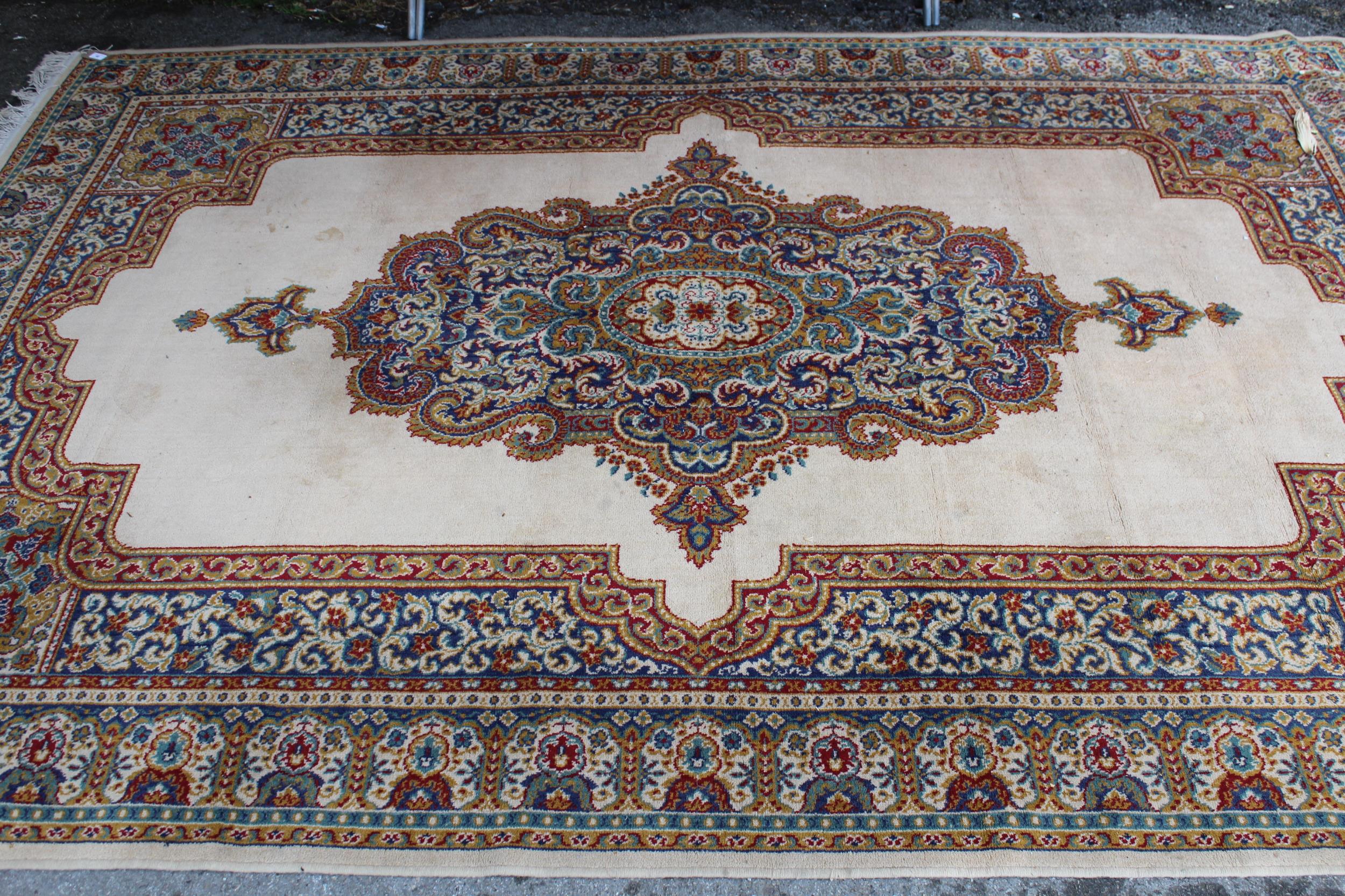 Two late 20th Century machine woven Persian style rugs First rug - 290 x 202cm Second rug - 230 x