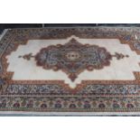 Two late 20th Century machine woven Persian style rugs First rug - 290 x 202cm Second rug - 230 x