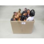 Group of eight modern Action Man dolls
