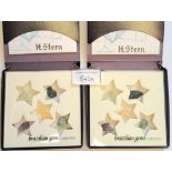 Two boxes H. Stern Gems Collection (uncut stones)