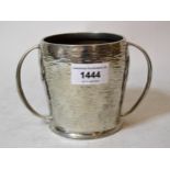 Tudric two handled pewter Art Nouveau cup, No.0929