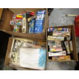 Three boxes containing a large quantity of unbuilt model aircraft kits including Airfix, Italeri