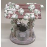 Large Lladro model of a wishing well in original box All in good condition, no damages. Box does
