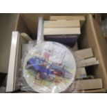 Collection of boxed Wedgwood Christmas plates 1969 - 1988, plus two doubles, quantity of other