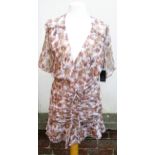 Veronica Beard, Dakota dress, colour ' blush multi ', size 12, unworn with original tags