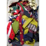 Large quantity of rugby related gentleman's ties