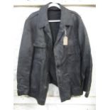 German black leather jacket together with a Canadian Bristol black leather jacket
