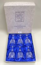 Collection of (as new) Edinburgh crystal drinking glasses in eleven original boxes