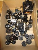 Quantity of Mitchell fixed spool reels including one in original box