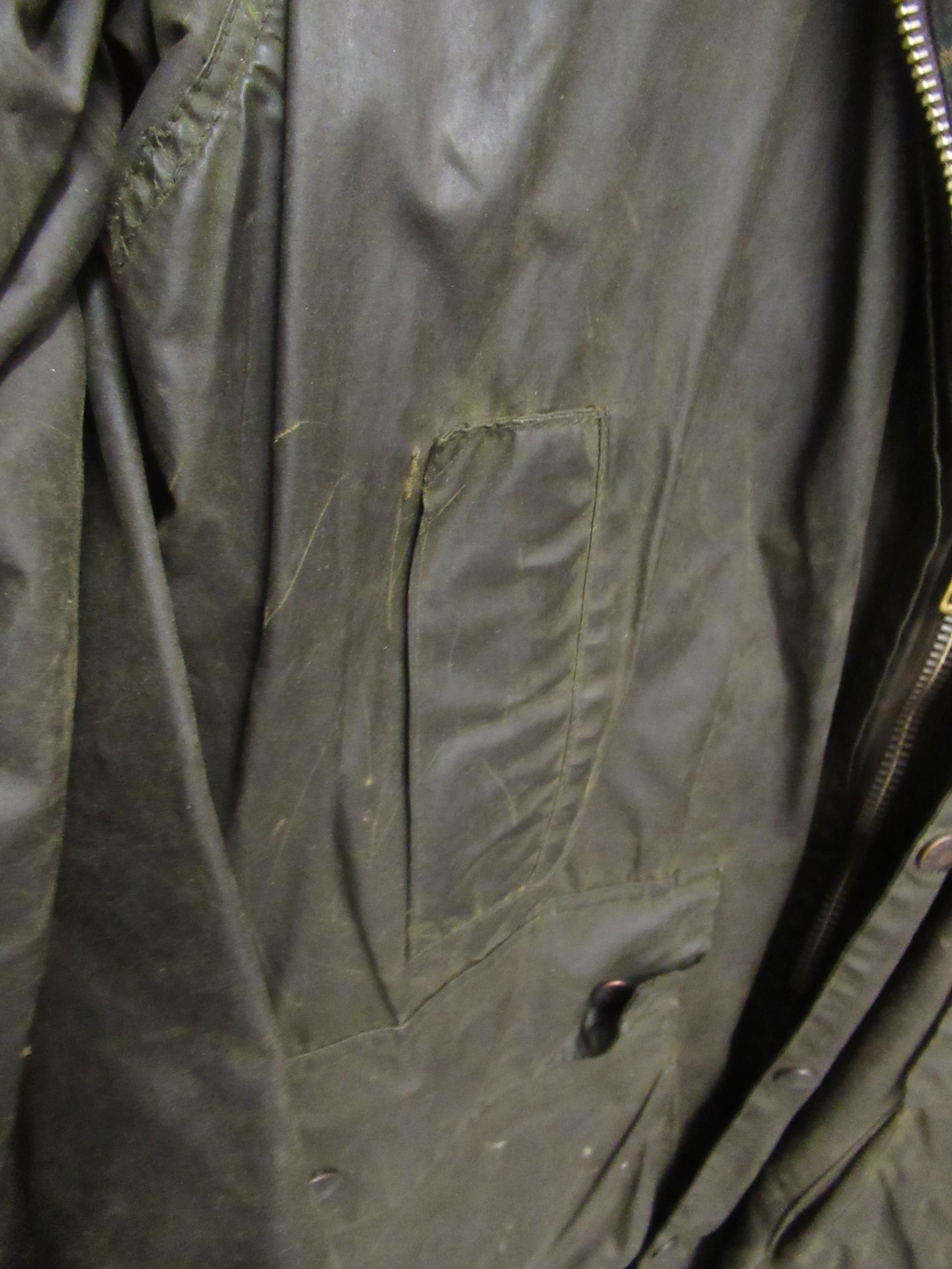 Barbour Border jacket, together with a Barbour wading jacket Various areas of wear, scuffs and - Image 10 of 21