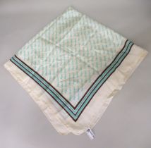 Mary Quant, ladies silk headscarf Couple of small holes and a pulled thread