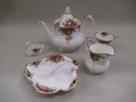 Small quantity of Royal Albert Old Country Roses teaware and other miscellaneous ceramics