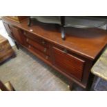 Mid 20th Century teak sideboard 198cm wide x 45cm deep x 77cm tall