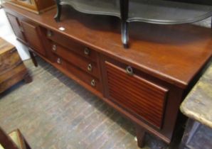 Mid 20th Century teak sideboard 198cm wide x 45cm deep x 77cm tall