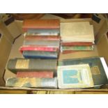 Box containing a small quantity of various, mainly 20th Century books, together with a small