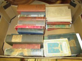 Box containing a small quantity of various, mainly 20th Century books, together with a small