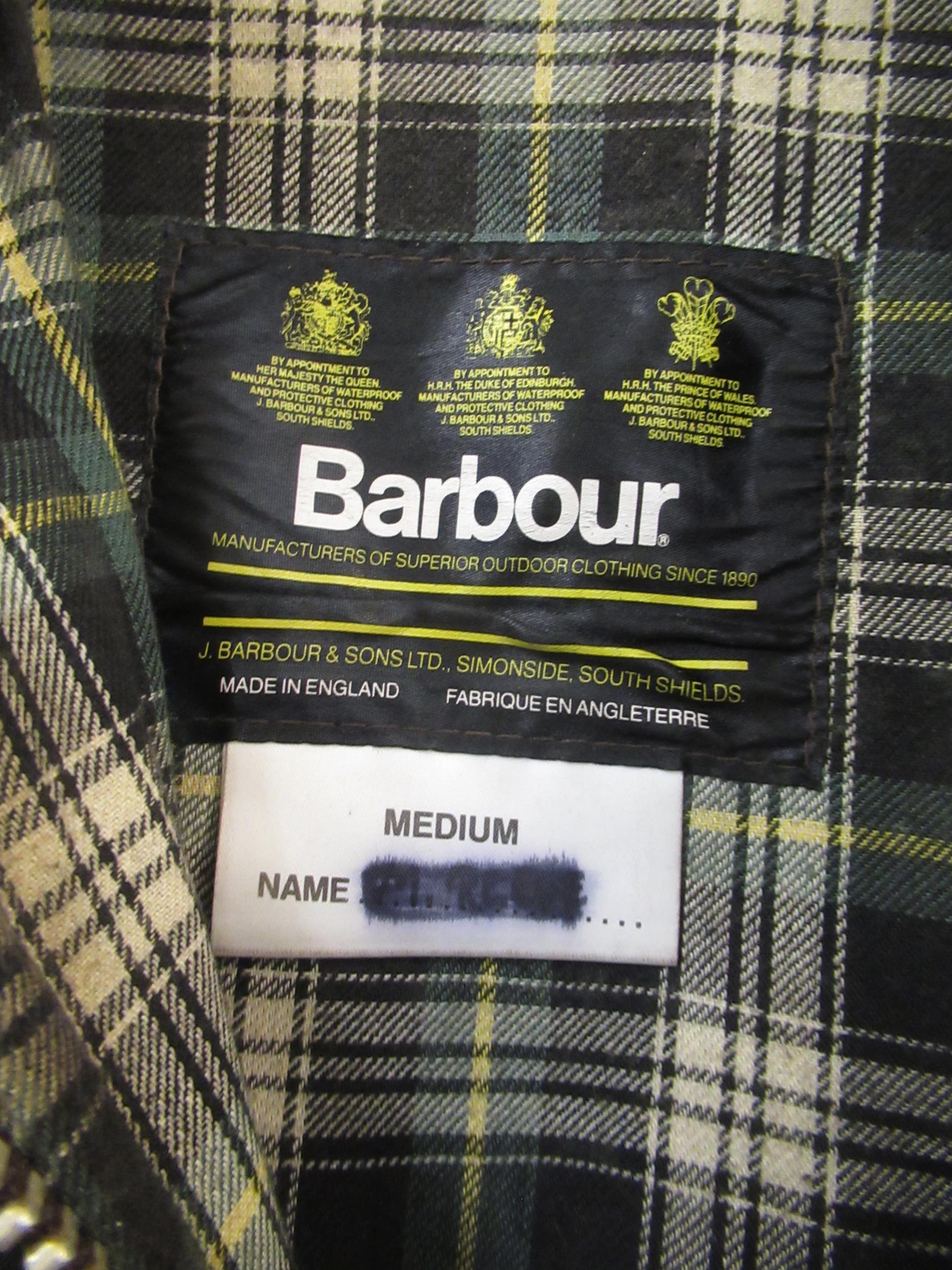Barbour Border jacket, together with a Barbour wading jacket Various areas of wear, scuffs and - Image 4 of 21