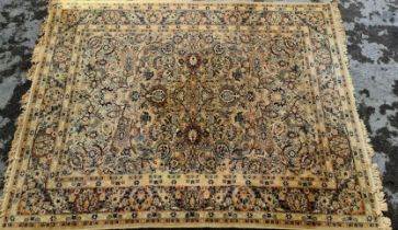 Large 20th Century machine woven Persian design rug, 353 x 275cm