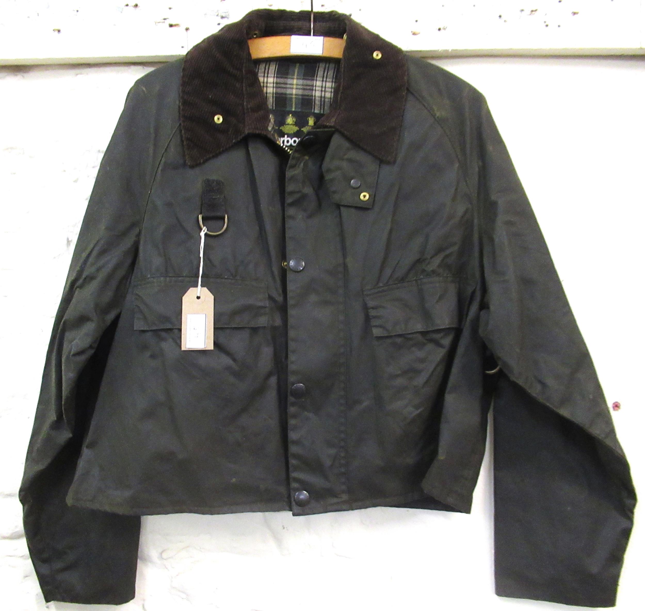 Barbour Border jacket, together with a Barbour wading jacket Various areas of wear, scuffs and - Image 3 of 21