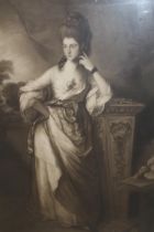 Early 20th Century portrait mezzotint of a lady, published Thomas Agnew, 1902, 24.5ins x 16ins,