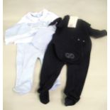 Fendi babygrow and cap with original tags, together with another by Gucci