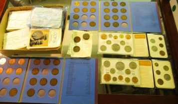 Quantity of various pre-decimal, mainly British Georgian, Victorian and Edwardian coinage