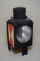 Painted metal railwayman's lantern