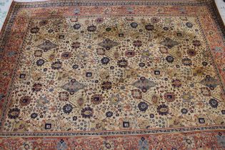 Machine woven Persian design carpet 370 cm X 275cm