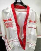 Frank Bruno ' Pro Glen ' seconds outfit