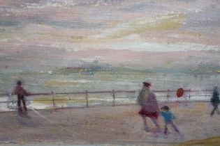 George Manchester, oil on board ' Spring Surge No. 1 ', 21 x 35.5cm, unframed