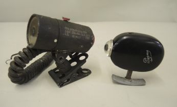 Aeronautical interest - a cockpit utility light by Grimes, together with a Pigmy hand operated torch