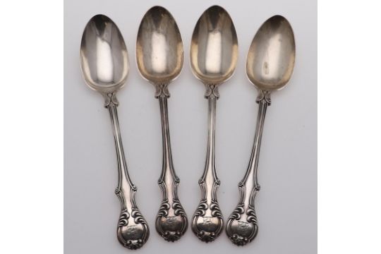 A WILLIAM IV/ EARLY VICTORIAN PART SERVICE OF FLATWARE. - Image 2 of 19