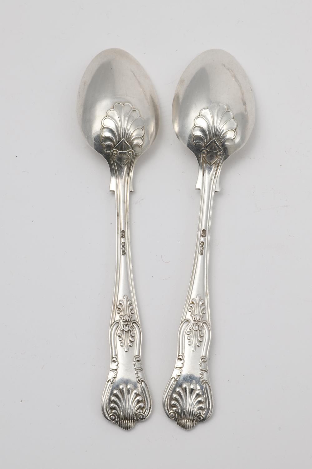 MIXED KING'S PATTERN FLATWARE:-. - Image 11 of 15