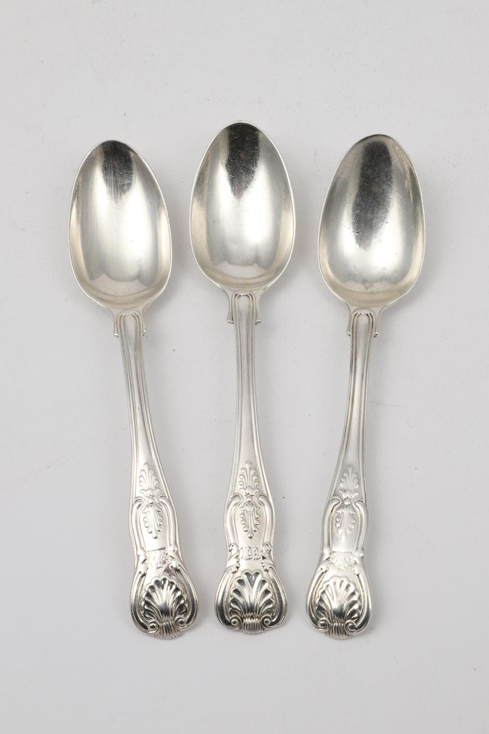 MIXED KING'S PATTERN FLATWARE:-. - Image 8 of 15