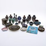COLLECTION OF JAPANESE CLOISONNE.