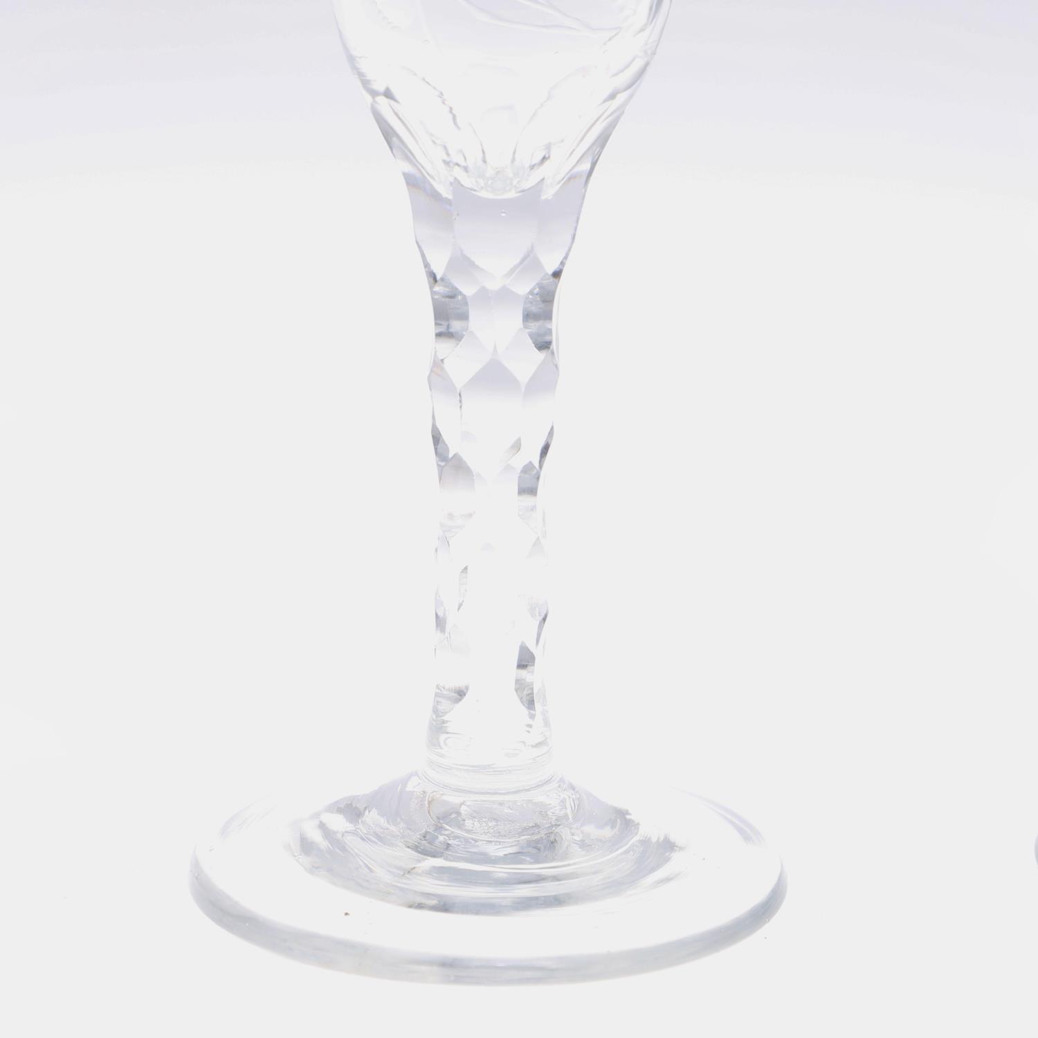 THREE 19THC WINE GLASSES. - Image 6 of 12