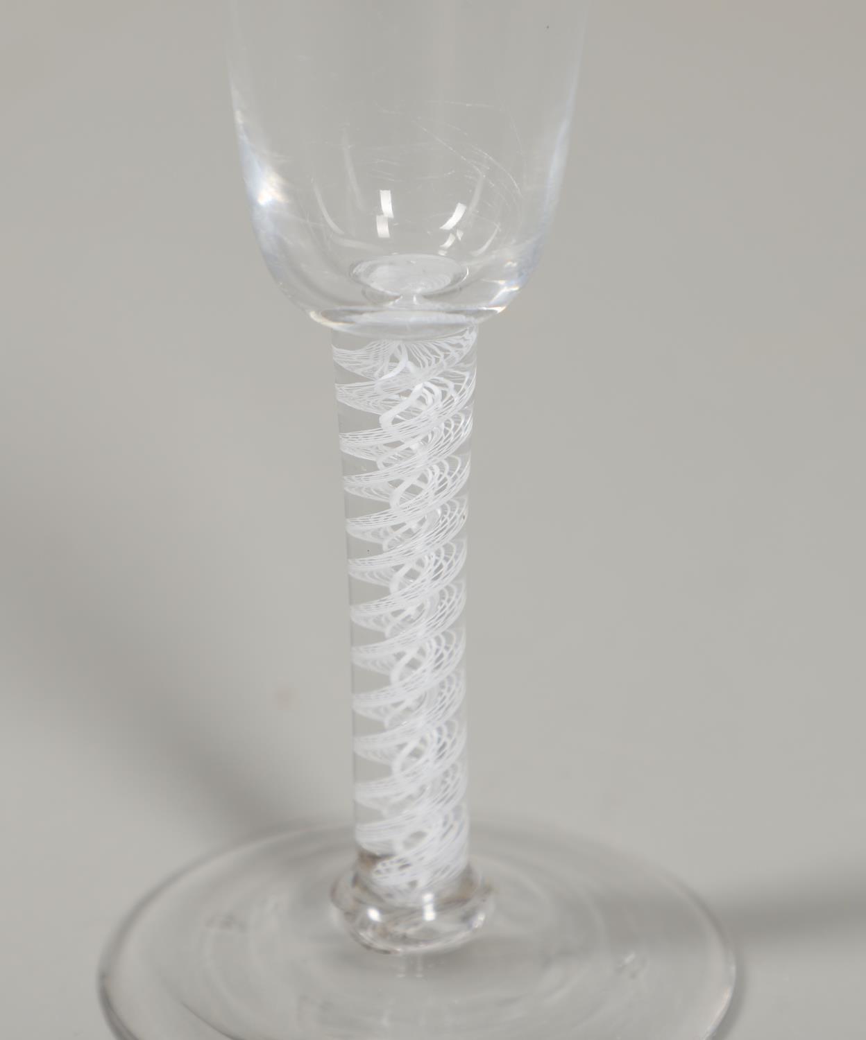 GEORGIAN AIR TWIST WINE GLASS. - Image 4 of 4