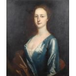 JONATHAN RICHARDSON (1667-1745). Follower of. PORTRAIT OF A LADY.