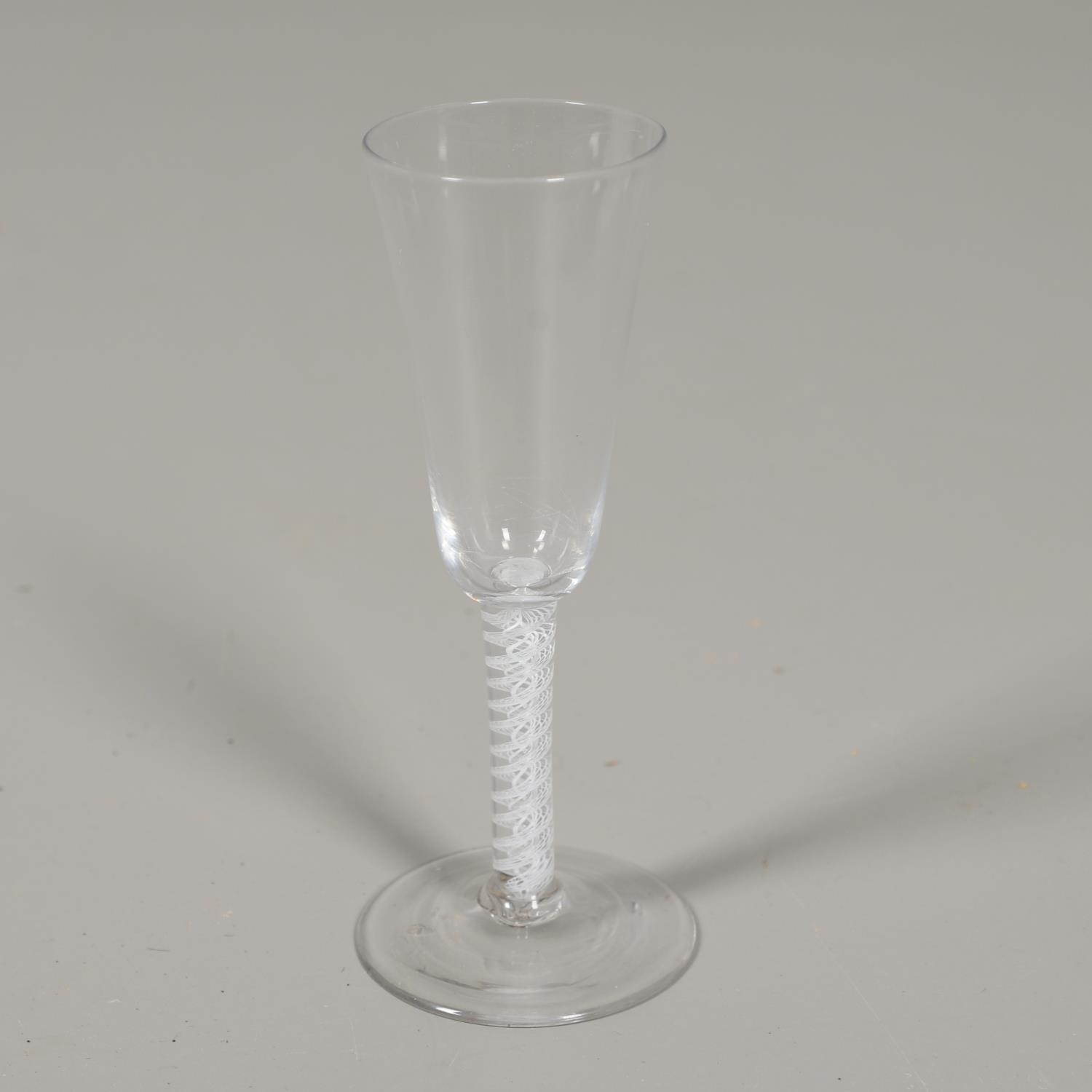 GEORGIAN AIR TWIST WINE GLASS. - Image 2 of 4