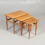 H C ANDERSON - A DANISH MID CENTURY TEAK NEST OF TABLES.