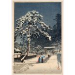 JAPANESE WOODBLOCK PRINT - KAWASE HASUI (1883-1957).