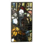 STAINED GLASS PANELS - ECCLESIASTICAL, STUDIO OF PATRICK REYNTIENS.