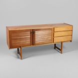 MCINTOSH - TEAK MID CENTURY DINING SUITE.