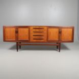 G-PLAN - A LARGE TEAK MID CENTURY SIDEBOARD.