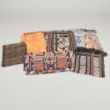 A COLLECTION OF SIX INDONESIAN SUMBA IKAT COTTON TEXTILE PANELS.