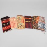 A COLLECTION OF SEVEN INDONESIAN SUMBA IKAT COTTON TEXTILE PANELS.