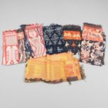 A COLLECTION OF SIX INDONESIAN SUMBA IKAT COTTON TEXTILE PANELS.