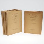 SAINT ANSELMI. Opera Omnia, volumes 1-4, 1946.