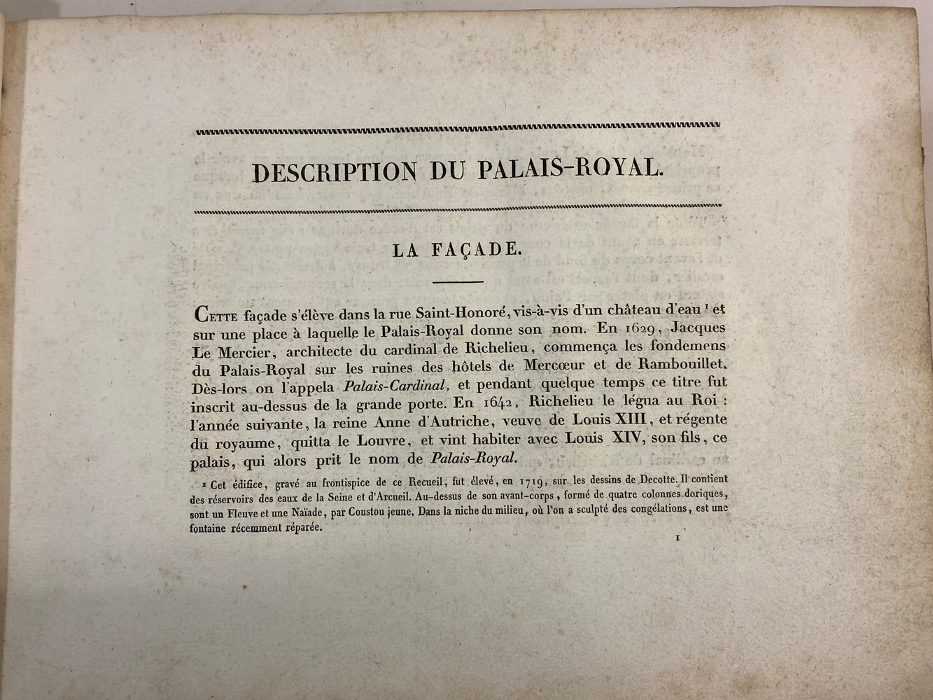 ANON. Vues et description du Palais Royal, 1813. - Image 10 of 13