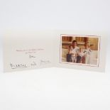 CHARLES AND DIANA, PRINCE AND PRINCESS OF WALES. Christmas and New Year Card, 1987.